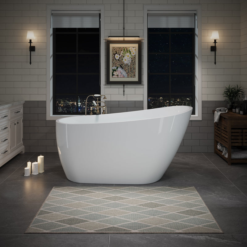 55" Acrylic Freestanding Bathtub, photo 8 of 10