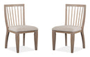 Ainsley - Dining Side Chair With Upholstered Seat (Set of 2) - Cerused Khaki