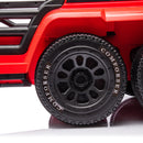 24V Ride On Car for Kids Battery Powered Ride On 4WD Toys with Remote Control,Parents Can Assist in Driving,Music and Lights,Five-Point Safety Belt,Rocking chair mode for back-and-forth swinging