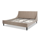 Aspen - Vertical Tufted Modern Headboard Platform Bed Set by HouseOfZazla