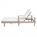 5 Position Adjustable Outdoor Chaise Lounge