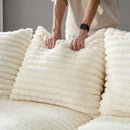 Deep Seat Convertible Sofa With Soft Pillows And Ottomans by HouseOfZazla