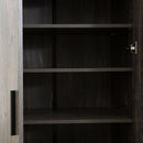 Mia - Farmhouse Shoe Cabinet With 6 Shelves