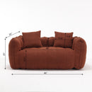 Cozy Beanbag Chair With High Resilience Foam Core For 2 by Unique Piece Furniture