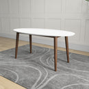 Ada - Mid-Century Modern Style Oval Dining Table by HouseOfZazla