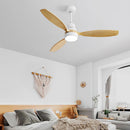 Indoor Ceiling Fan With Dimmable LED Light, 6 Speed Remote ControlLED DC Motor, Reversible Blades by Unique Piece Furniture