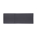 Lounge Chaise Set in Black Acacia Wood with Water-Resistant Cushions
