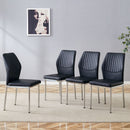 Luxury Simple High Resilience Dining Chair With Metal Legs by HouseOfZazla