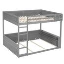 Bunk Bed With Built In Shelves, Storage Box, LED Light And USB Charging Station by HouseOfZazla