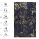 Maval - Stunning Area Rug, Washable by HouseOfZazla