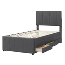 Upholstered Design Platform Bed With Trundle by HouseOfZazla
