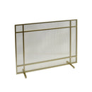 Elegant Iron Fire Screen For Fireplace Protection