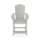 Adirondack Style Counter Chair Stylish HDPE Poly Lumber For Dining, Patio, And Garden Comfort by HouseOfZazla