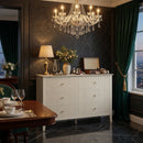 Modern 6 Drawer Fluted Dresser by HouseOfZazla