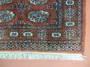 3' X 4' Vintage Handmade Pakistan Turkoman Bokhara Fine Woven Wool Rug