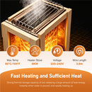 6000W Outdoor Traditional Steam Sauna with Cedar Wood for 4 People