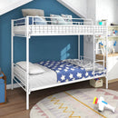 Space Saving Bunk Bed With Metal Frame And Ladder by Unique Piece Furniture