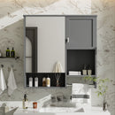 Modern Wall Mounted Bathroom Medicine Cabinet, Bathroom Wall Storage Cabinet With Mirror by Unique Piece Furniture