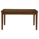 Atwood 5-piece Rectangular Wood Dining Set Warm Brown