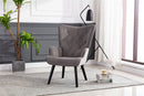 Accent chair Living Room/Bed Room, Modern Leisure Chair Silver Grey