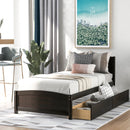 Platform Bed & Headboard, Footboard And Wood Slat Support by HouseOfZazla