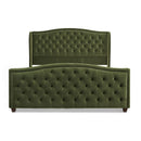 Marcella - Upholstered Shelter Headboard Bed Set by HouseOfZazla