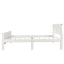 Platform Bed Frame Mattress Foundation Sleigh Bed With Headboard / Footboard / Wood Slat Suppor by HouseOfZazla