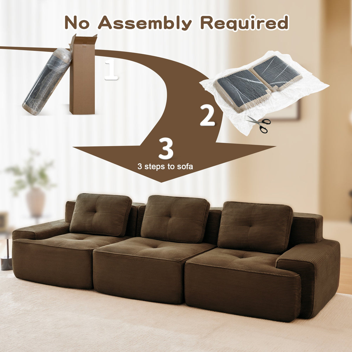 Modular Deep-Seat Sofa Set, photo 8 of 10