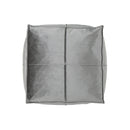 Nati - Square Pouf Ottoman And Floor Cushion - Smoke by HouseOfZazla
