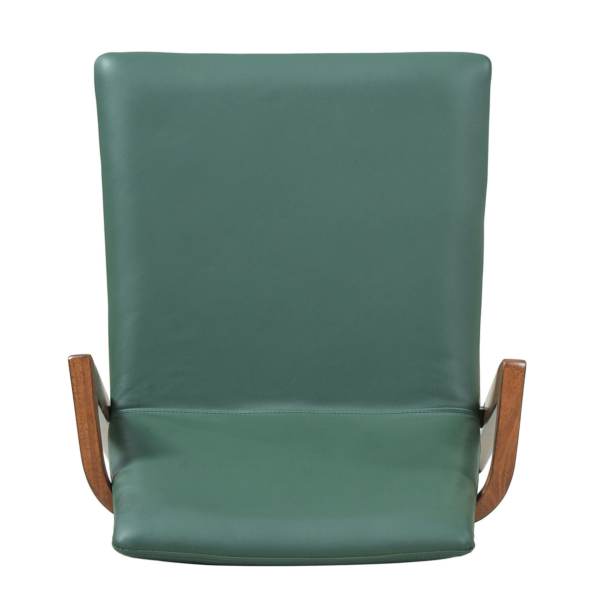 Dining Chairs (Set of 2) - Green / Walnut, photo 4 of 12