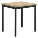 Garza Space Saving Rectangular Dining Table Greige Oak