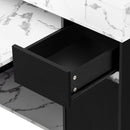 Extendable Dining Table With Folding Top, Rolling Kitchen Island With Drawers And Power Outlet by HouseOfZazla