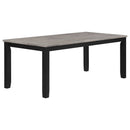 Centera - Rectangular Dining Table With Extension Leaf - Gray by HouseOfZazla