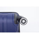 Hardshell Suitcase Spinner Wheels PP Luggage Sets Lightweight Durable Suitcase with TSA Lock,3-Piece Set (20/24/28), Navy