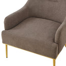 Modern Elegance Accent Chair With Curved Backrest by HouseOfZazla