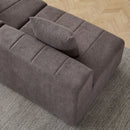 Modular Sectional Sofa With 2 Pillows, Symmetrical Design by HouseOfZazla