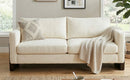 Modern Sofa Couch Stylish 3-Seater Sofa with Rubberwood Legs by HouseOfZazla