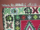 7' X 9' Vintage Turkish Kilim Handmade Flat Weave Wool Rug Veg Dye Nice