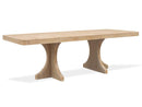 Somerset - Trestle Dining Table - Butternut and Omari Natural