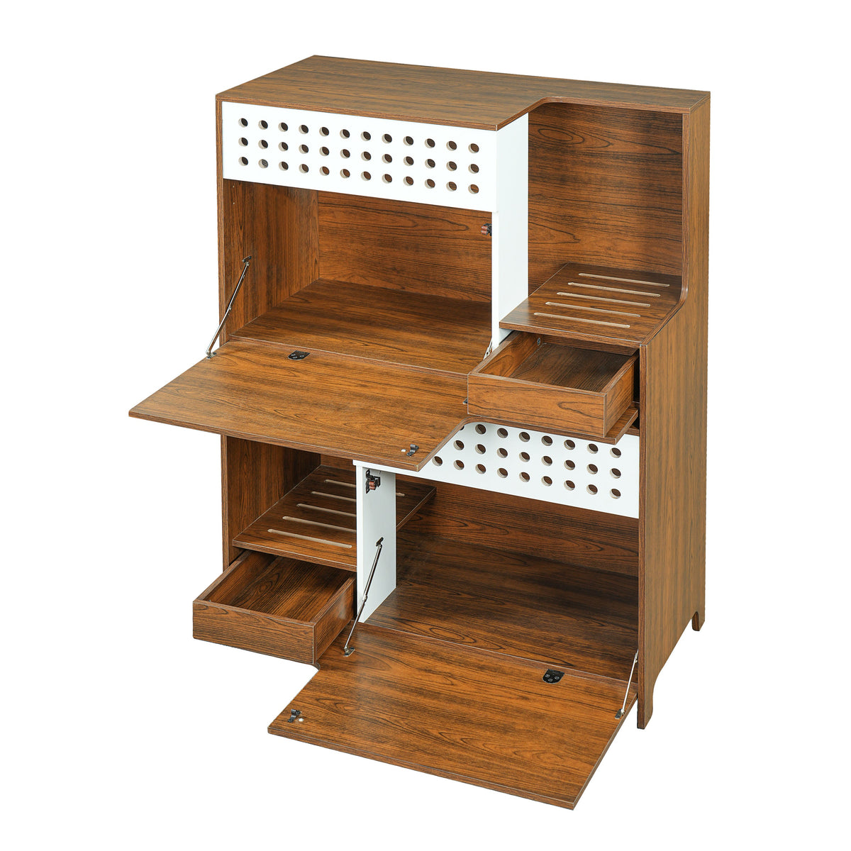 Modern 2-in-1 Cat Furniture, Litter Box Enclosure Side Table, photo 3 of 10