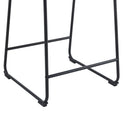 Vintage Style Armless Industrial Counter Stool Set of 2