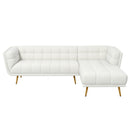 Addison - L Shape Sectional Sofa Tufted by HouseOfZazla
