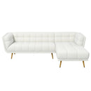 Addison - L Shape Sectional Sofa Tufted by Unique Piece Furniture