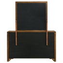 Adderley 8-drawer Bedroom Dresser and Mirror Warm Brown