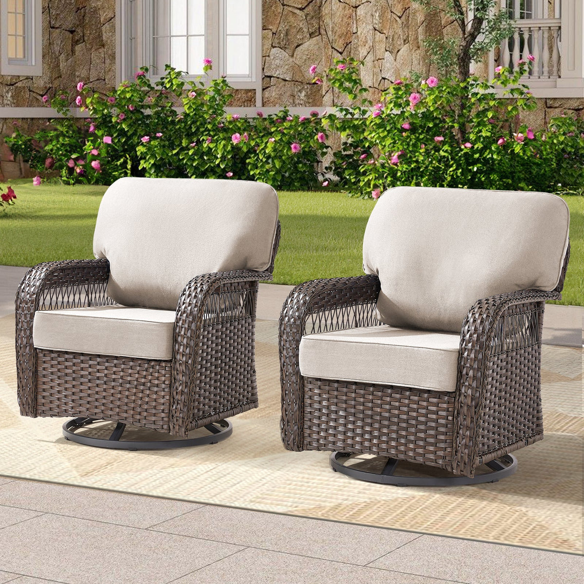 Outdoor Glider Chairs Set of 2, photo 9 of 10