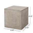 Outdoor Indoor Square Lightweight Side Table by HouseOfZazla