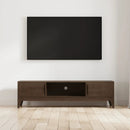 Harper - Low TV Media Stand - Walnut Brown by HouseOfZazla