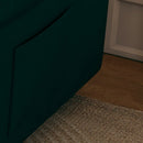 54 inch velvet sofa Sofa bed dual purpose living room retractable bed Black sofa