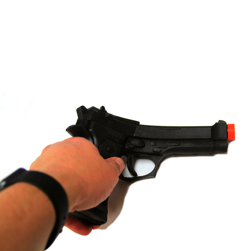 Foam Rubber Beretta 9mm Semi Automatic Style Inert Handgun Prop
