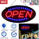 Neon Open Sign with LED Flash/Static Modes for Shops by LJGDeals